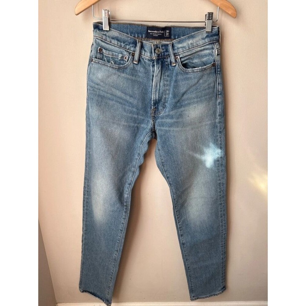 Abercrombie & Fitch A&F Vintage Stretch Straight Jeans 28/34